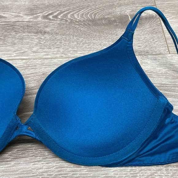 Victoria’s Secret Very Sexy Push-up Bra Teal Underwire 32D - Picture 10 of 11